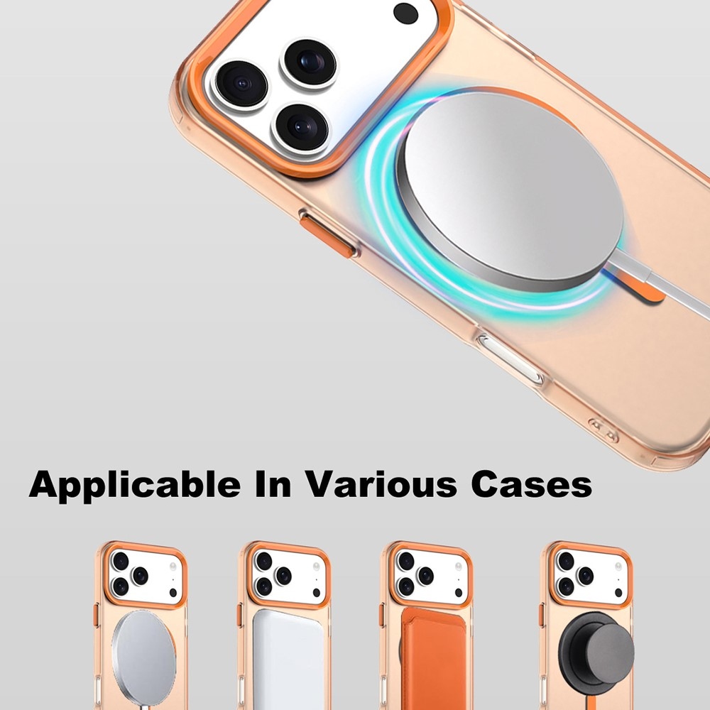 Candy gélový obal MagSafe Pro iPhone 18 Pro / 17 Pro - oranžový