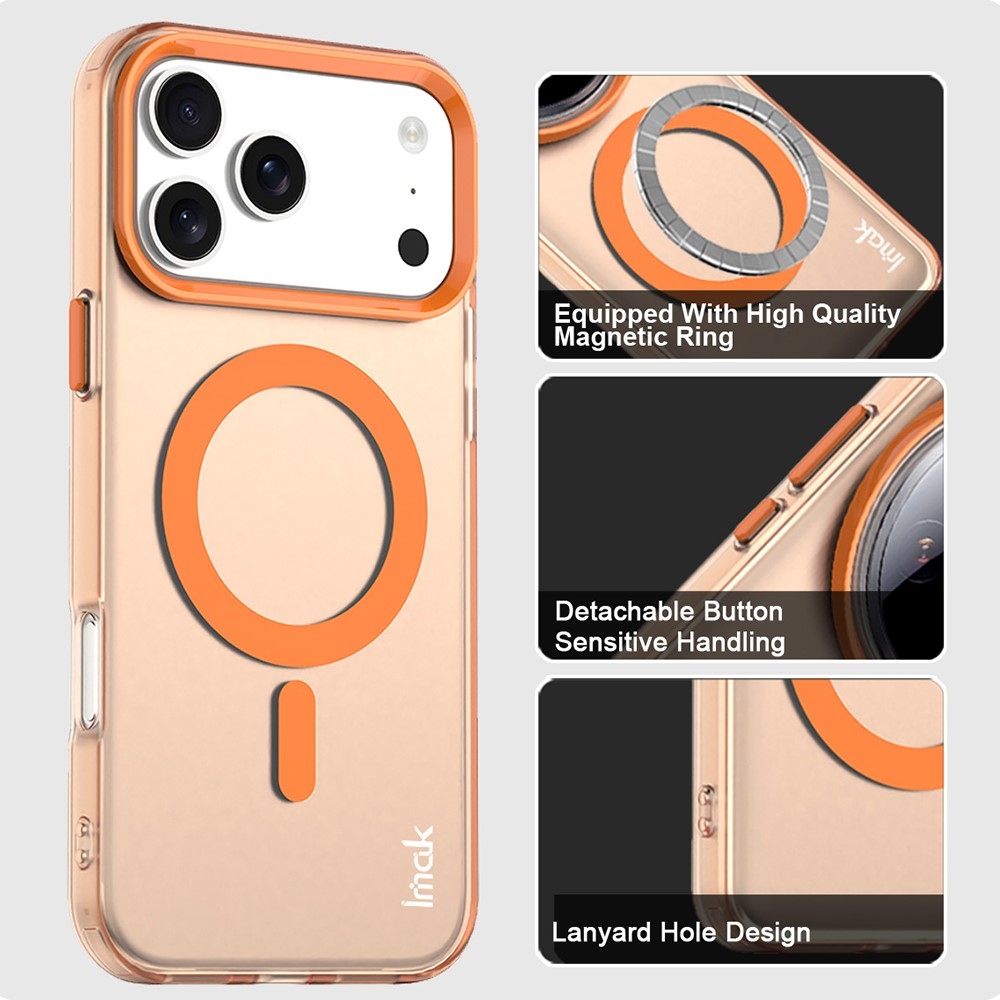 Candy gélový obal MagSafe Pro iPhone 18 Pro / 17 Pro - oranžový