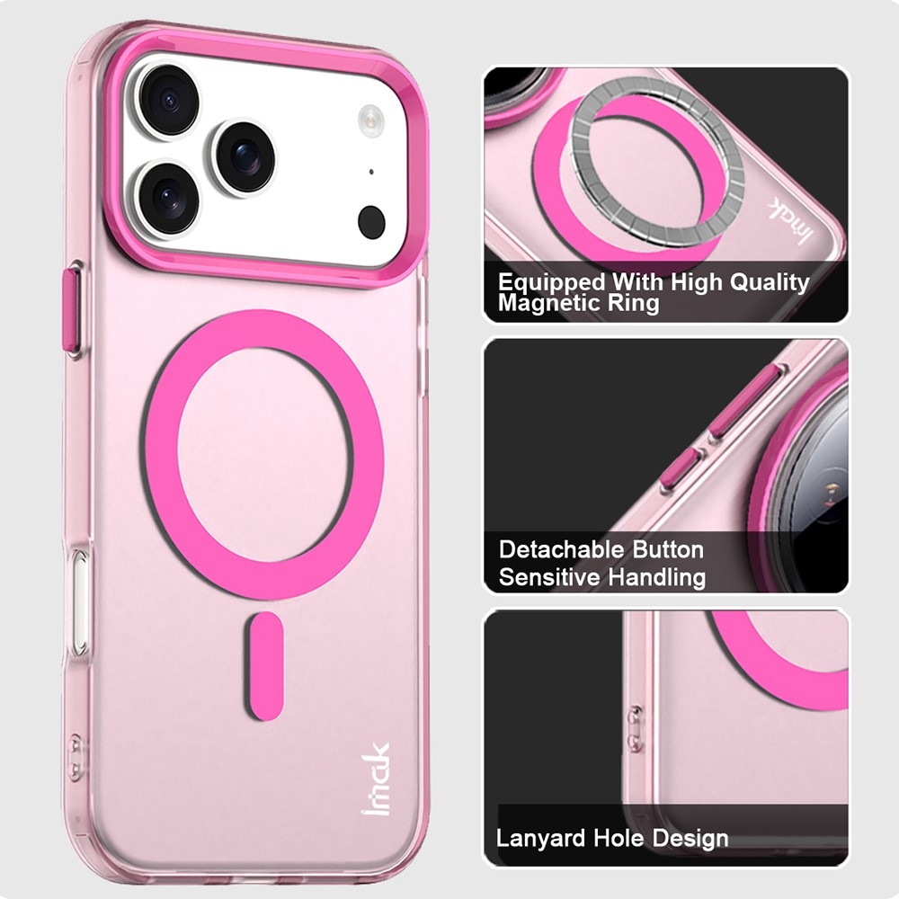 Candy gélový obal MagSafe Pro iPhone 18 Pro / 17 Pro - ružový
