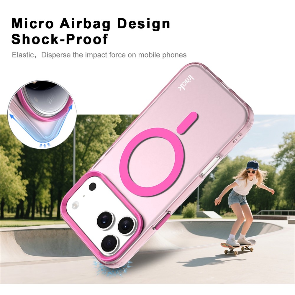 Candy gélový obal MagSafe Pro iPhone 18 Pro / 17 Pro - ružový