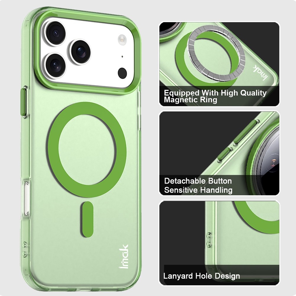Candy gélový obal MagSafe Pro iPhone 18 Pro / 17 Pro - zelený