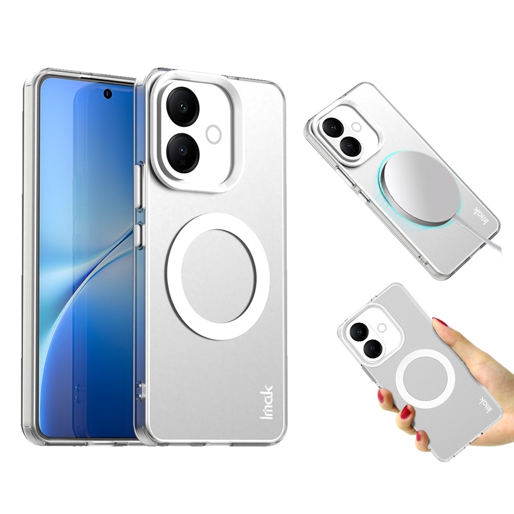 Candy gélový obal MagSafe Pro mobil Vivo V70 Lite 5G - biely