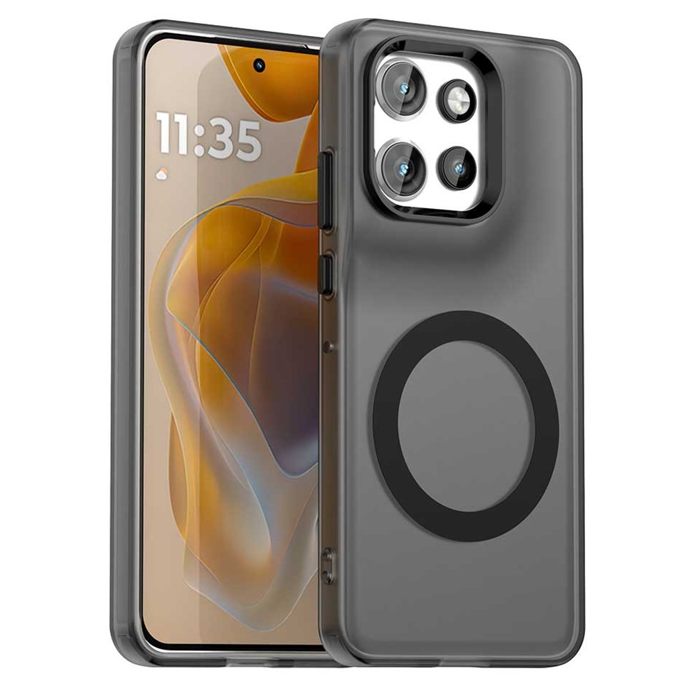 Candy gélový obal MagSafe pre Motorola Edge 60 Neo 5G/50 Neo 5G - čierny