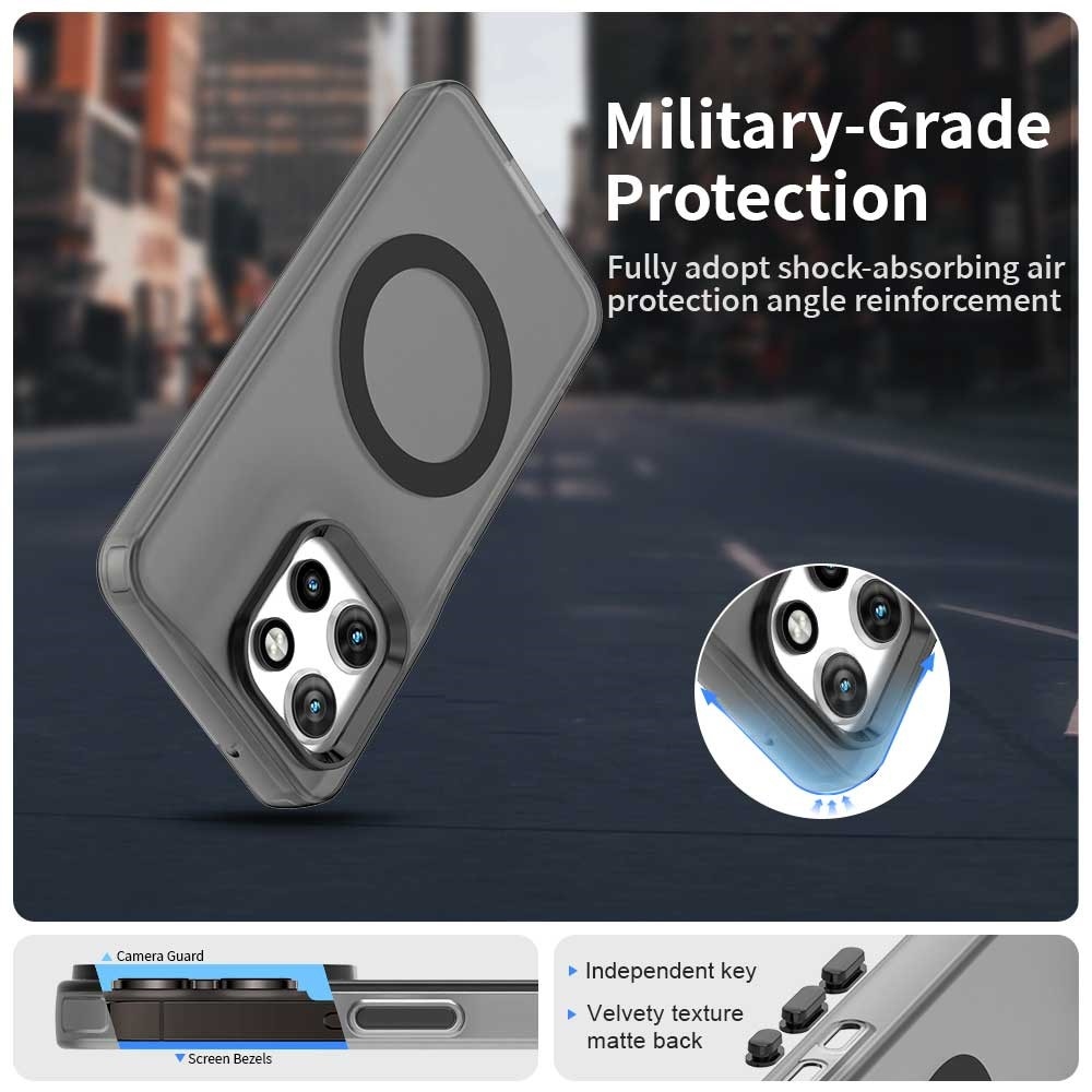 Candy gélový obal MagSafe pre Motorola Edge 60 Neo 5G/50 Neo 5G - čierny