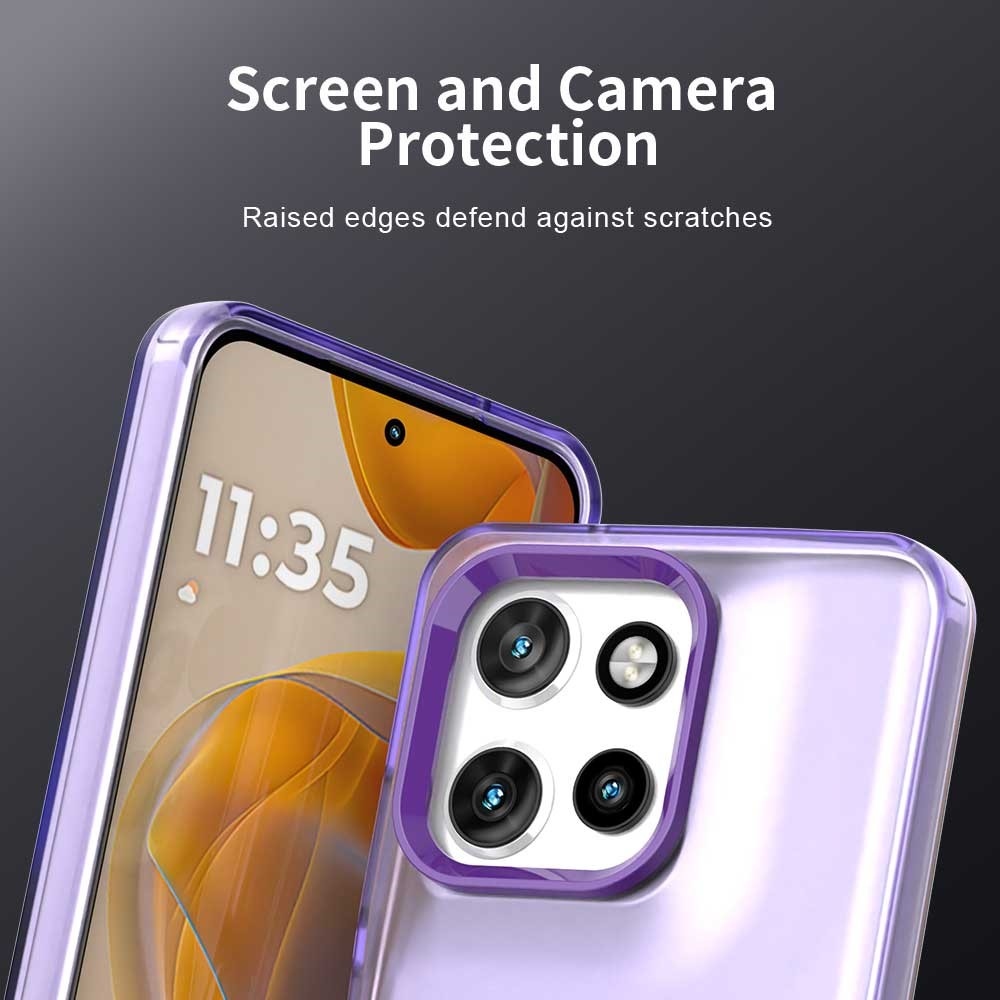 Candy gélový obal MagSafe pre Motorola Edge 60 Neo 5G/50 Neo 5G - fialový