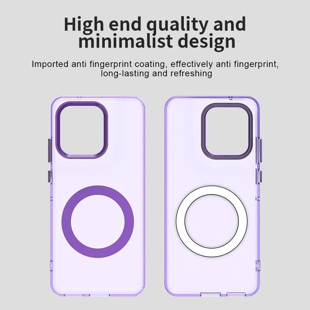 Candy gélový obal MagSafe pre Motorola Edge 60 Neo 5G/50 Neo 5G - fialový