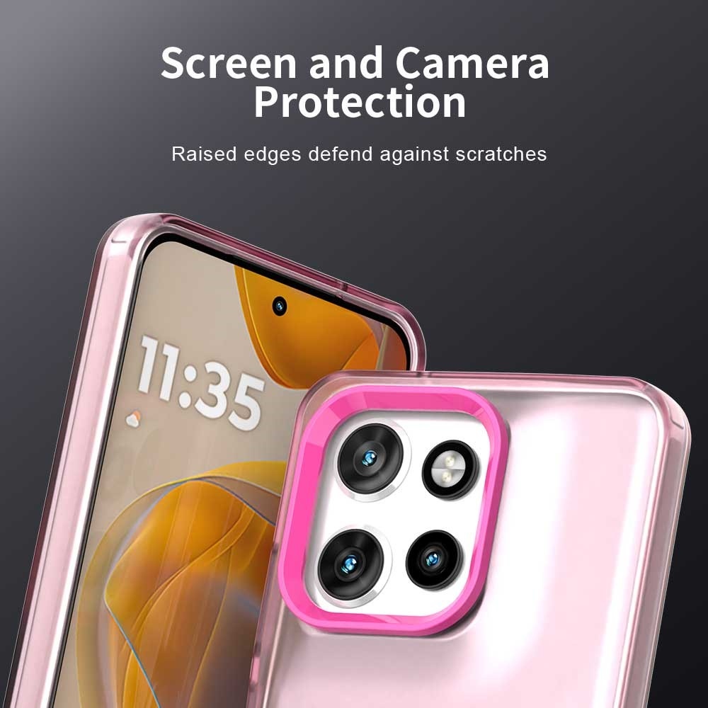 Candy gélový obal MagSafe pre Motorola Edge 60 Neo 5G/50 Neo 5G - ružový