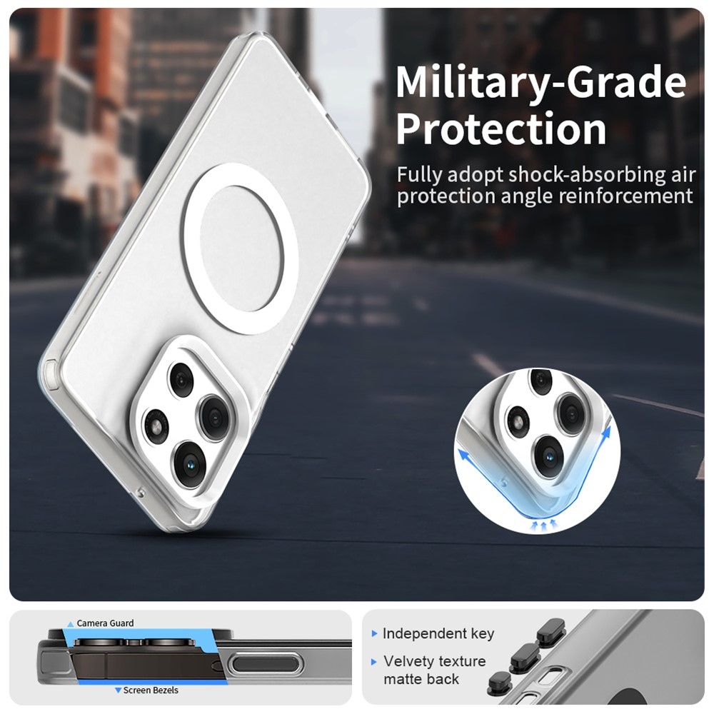 Candy gélový obal MagSafe Pro Motorola Moto G86 5G - biely