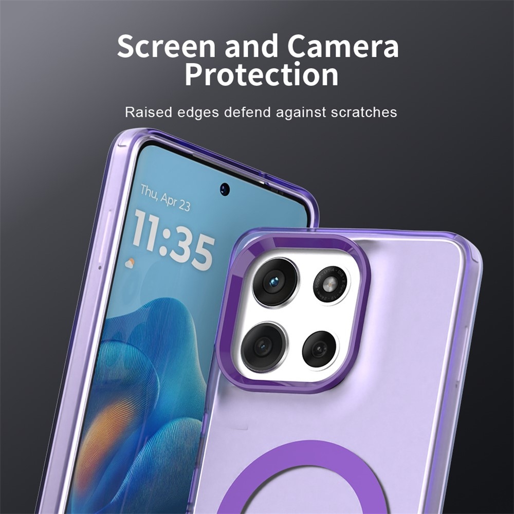 Candy gélový obal MagSafe Pro Motorola Moto G86 5G - fialový