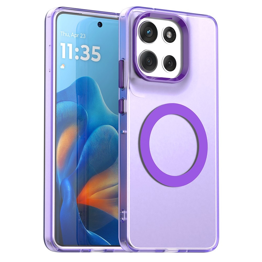 Candy gélový obal MagSafe Pro Motorola Moto G86 5G - fialový