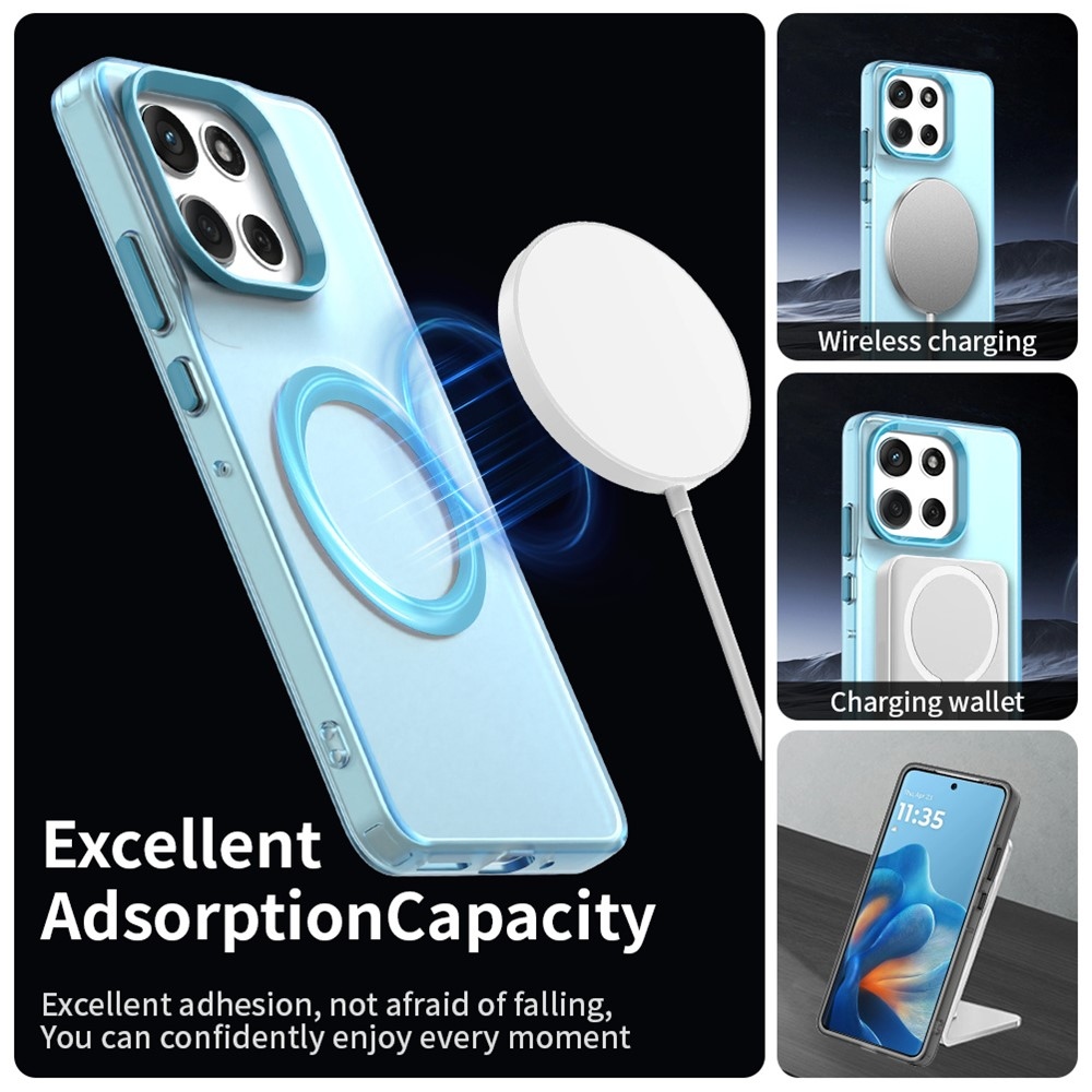 Candy gélový obal MagSafe Pro Motorola Moto G86 5G - modrý