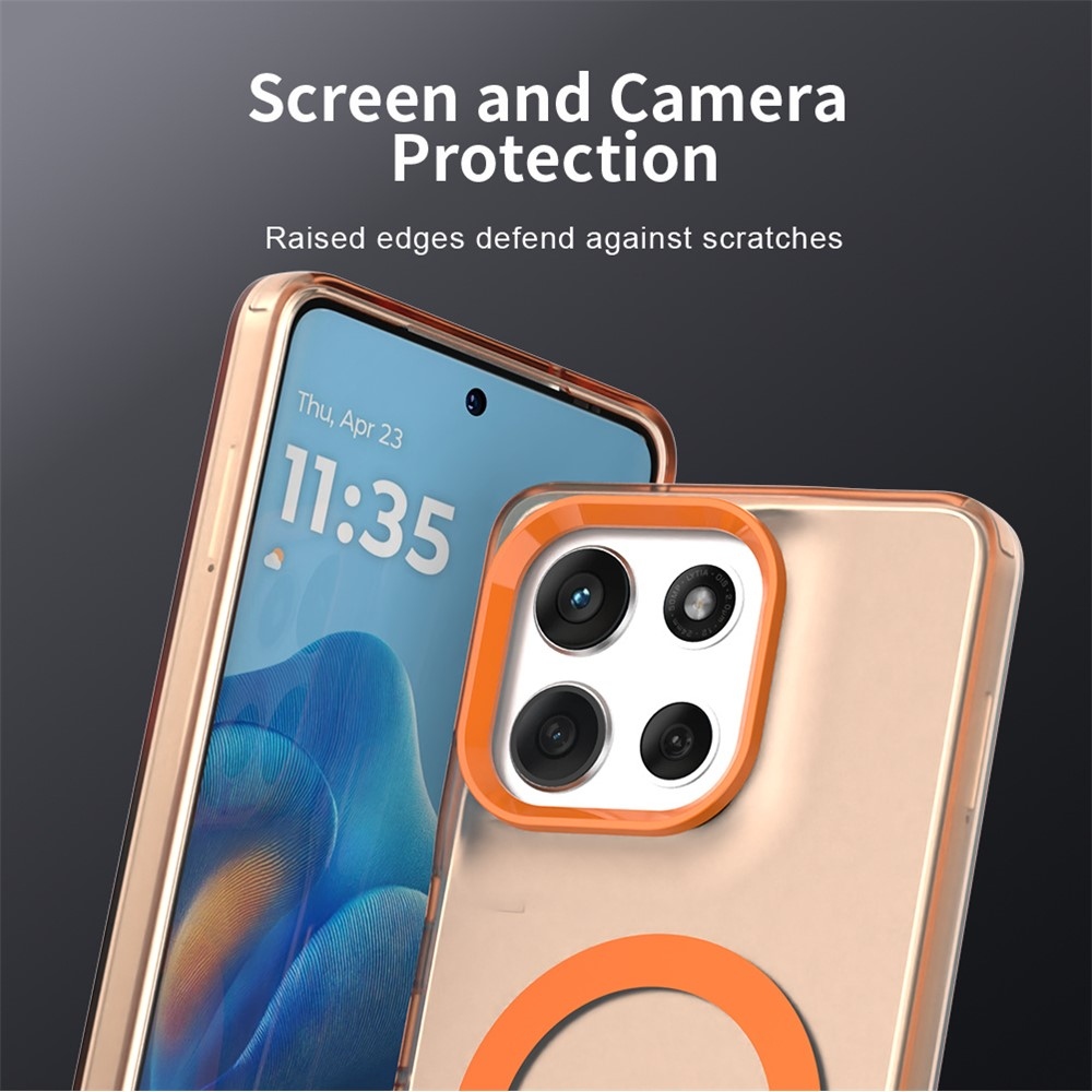Candy gélový obal MagSafe Pro Motorola Moto G86 5G - oranžový