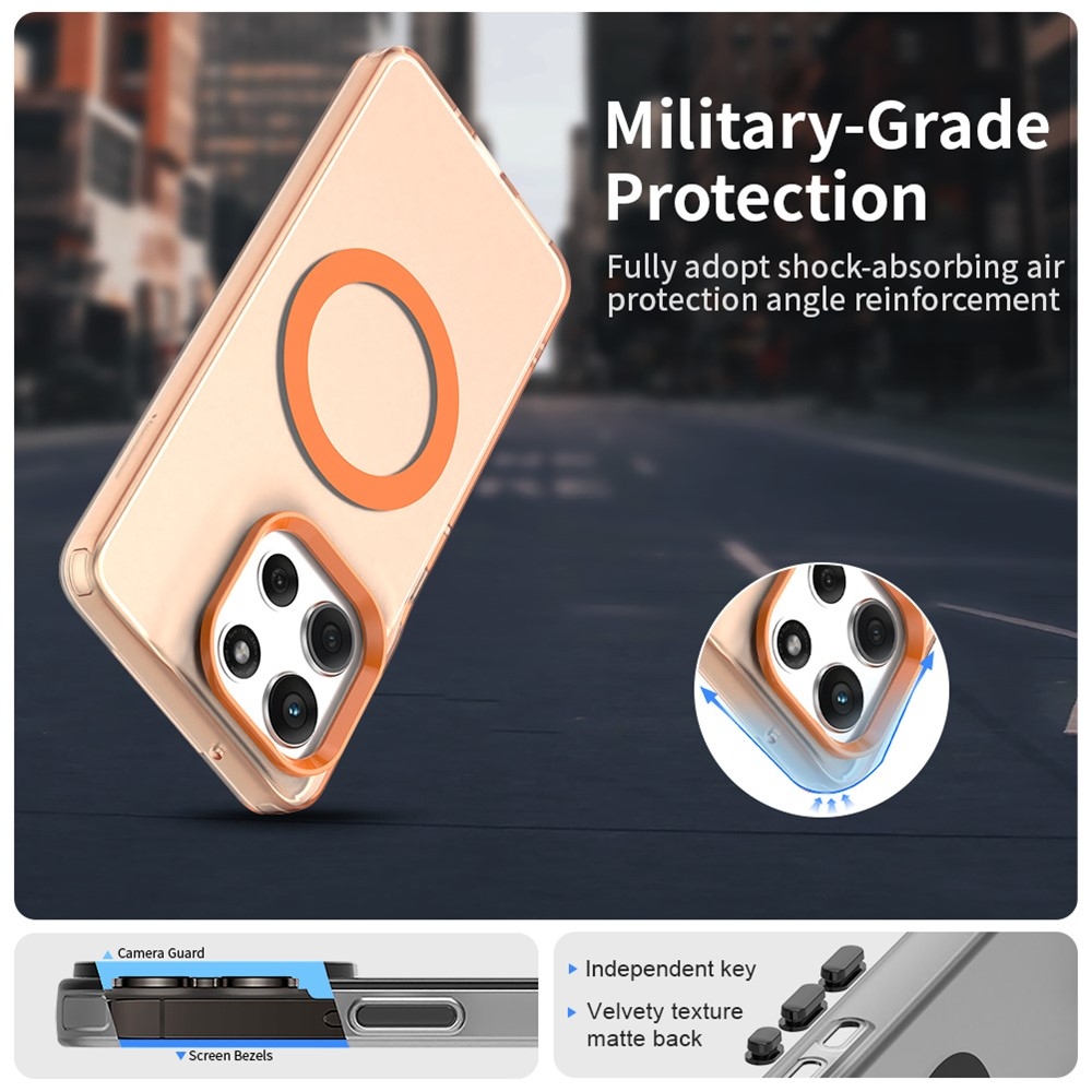 Candy gélový obal MagSafe Pro Motorola Moto G86 5G - oranžový