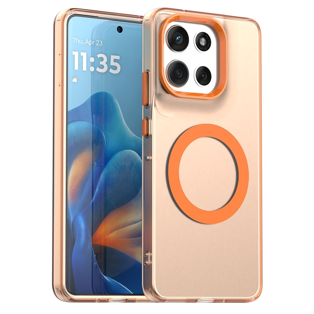 Candy gélový obal MagSafe Pro Motorola Moto G86 5G - oranžový