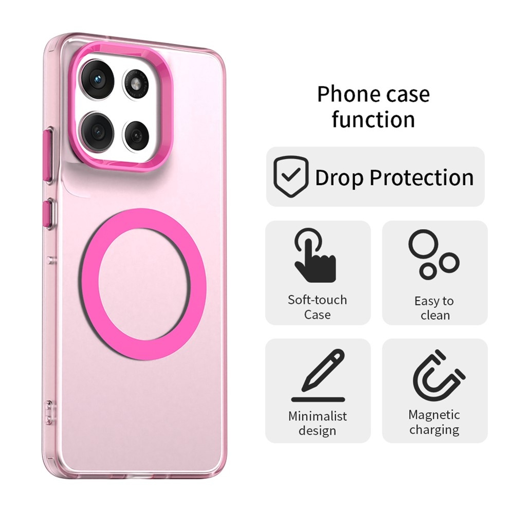 Candy gélový obal MagSafe Pro Motorola Moto G86 5G - ružový