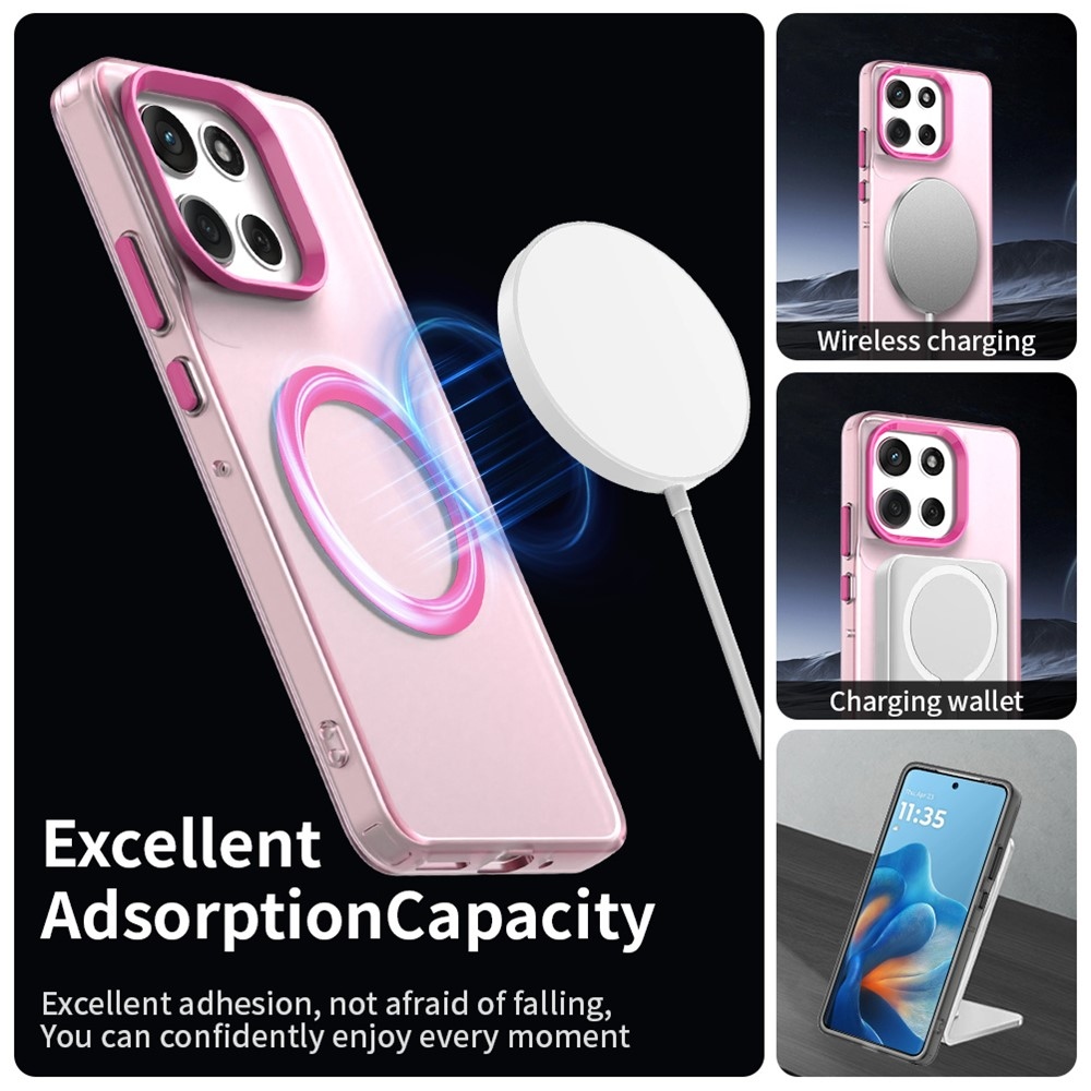 Candy gélový obal MagSafe Pro Motorola Moto G86 5G - ružový