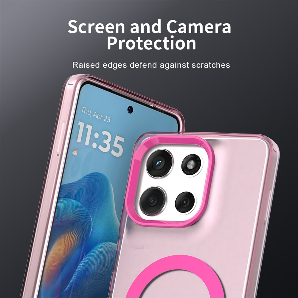 Candy gélový obal MagSafe Pro Motorola Moto G86 5G - ružový