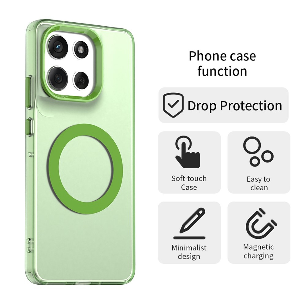 Candy gélový obal MagSafe Pro Motorola Moto G86 5G - zelený