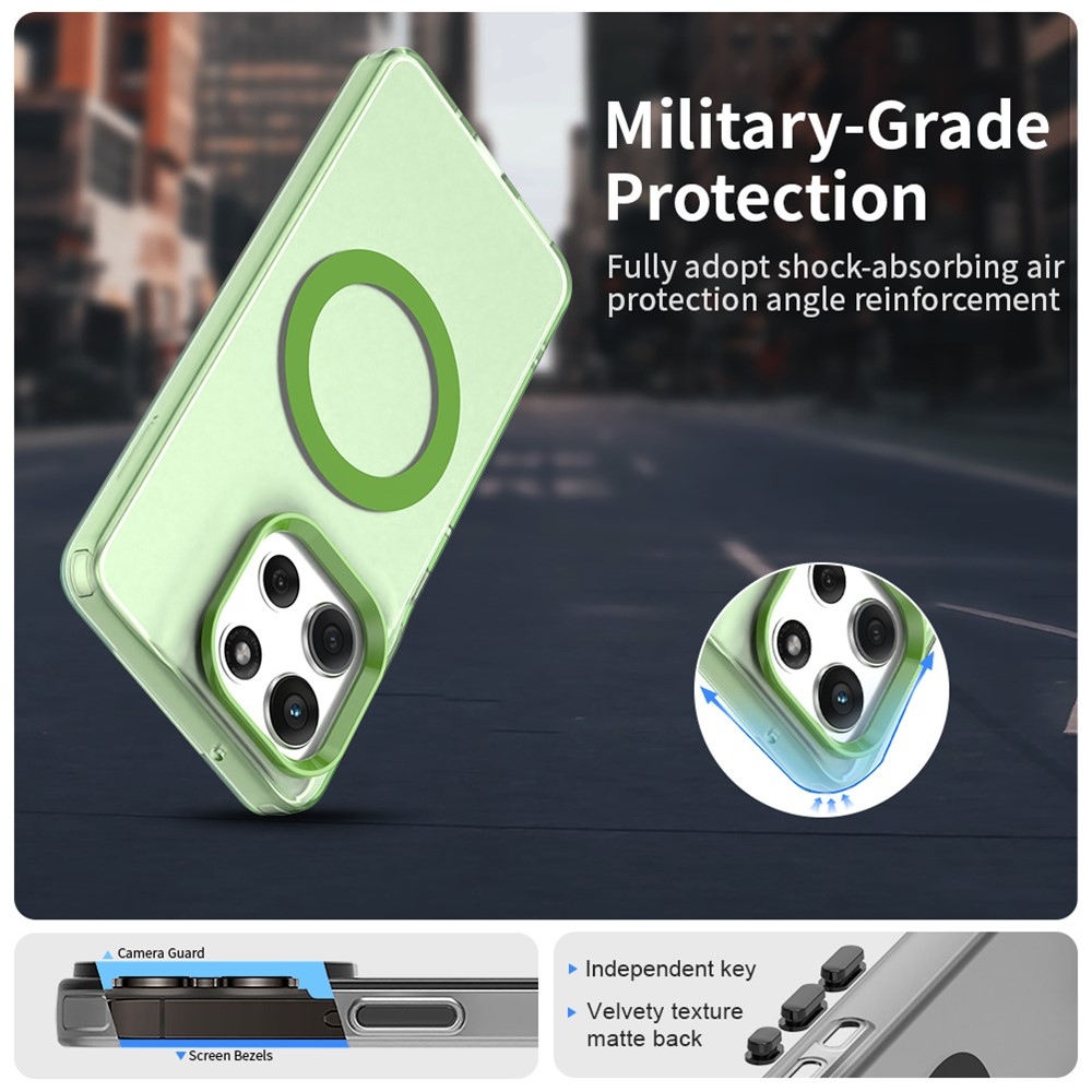 Candy gélový obal MagSafe Pro Motorola Moto G86 5G - zelený