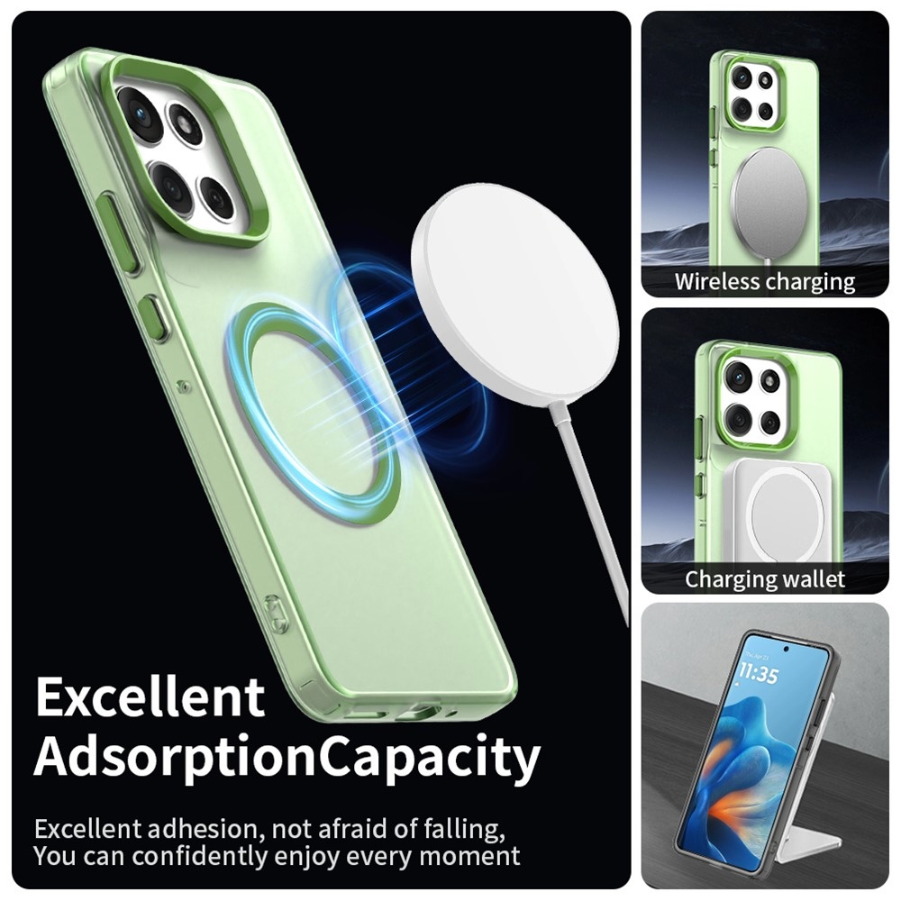 Candy gélový obal MagSafe Pro Motorola Moto G86 5G - zelený