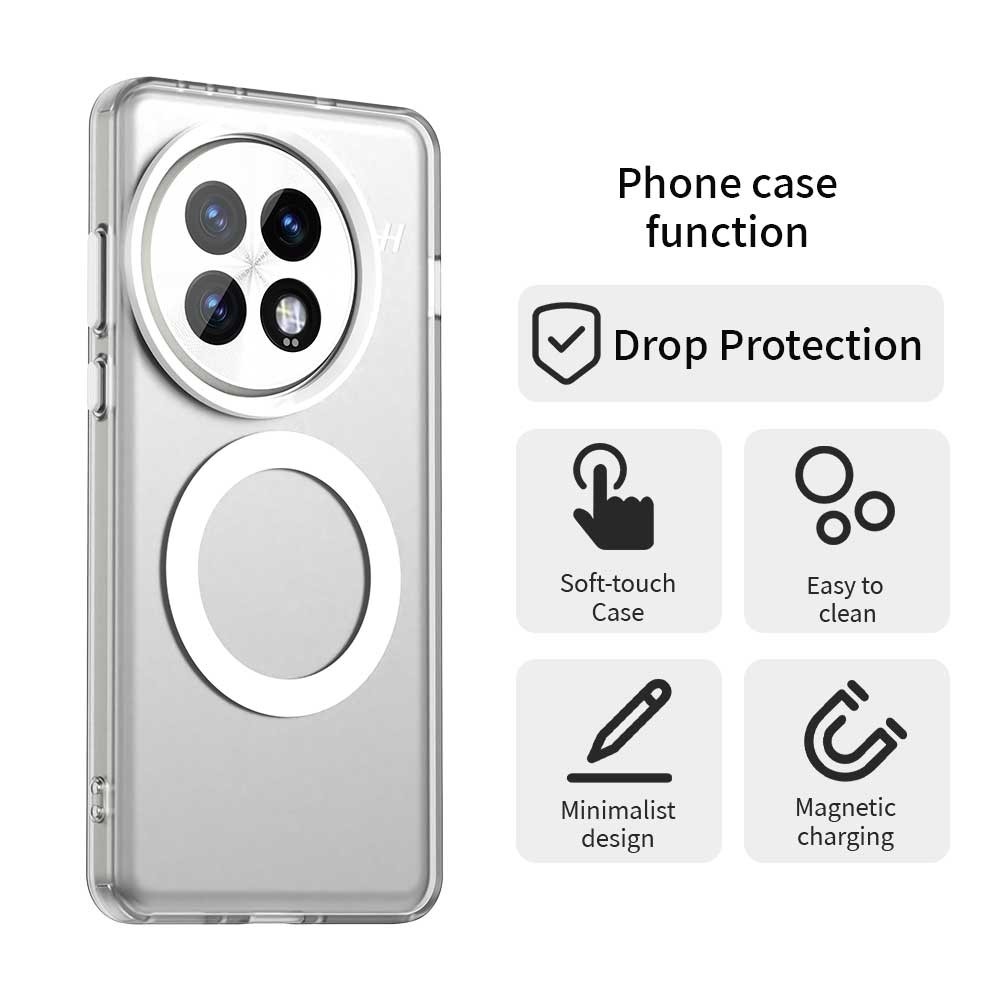 Candy gélový obal MagSafe pre OnePlus 13 - biely