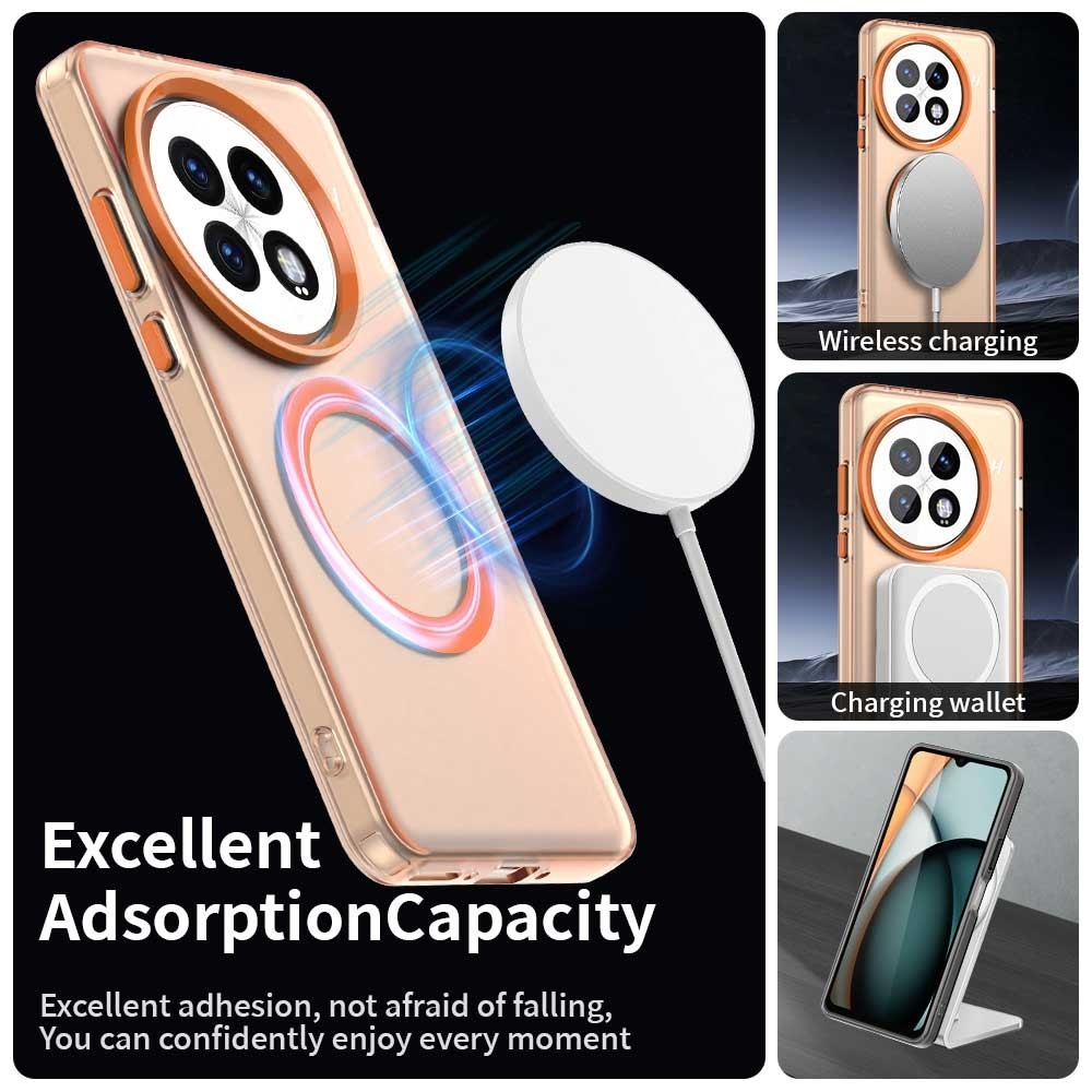 Candy gélový obal MagSafe pre OnePlus 13 - oranžový