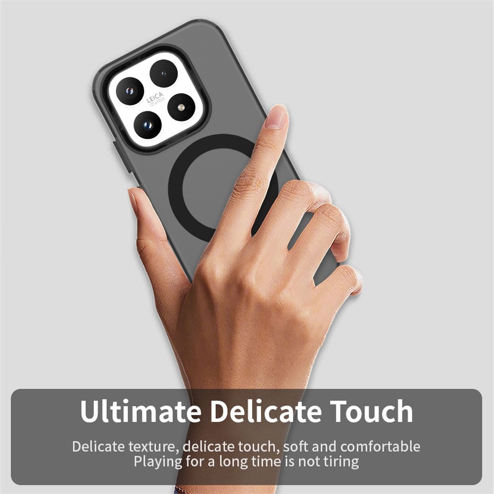 Candy gélový obal s MagSafe pre Xiaomi 17 - čierny