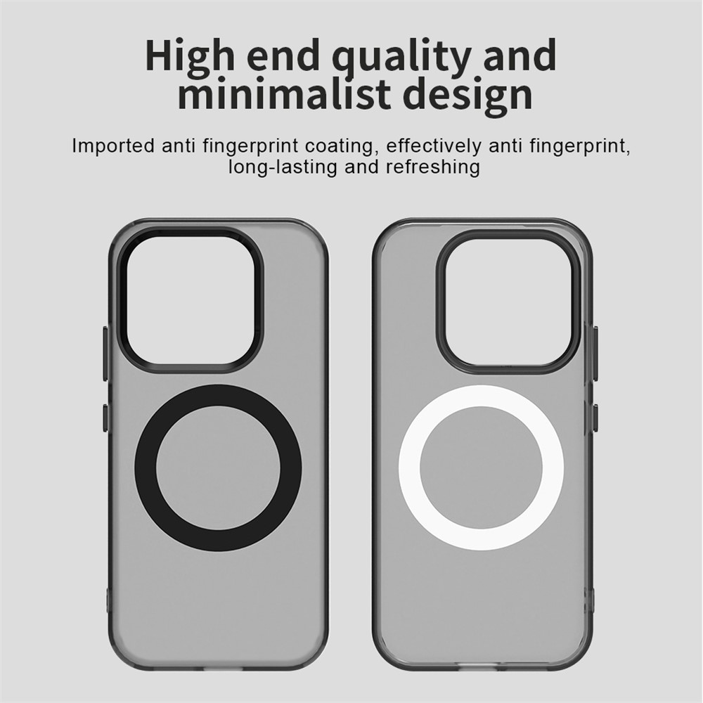 Candy gélový obal s MagSafe pre Xiaomi 17 - čierny