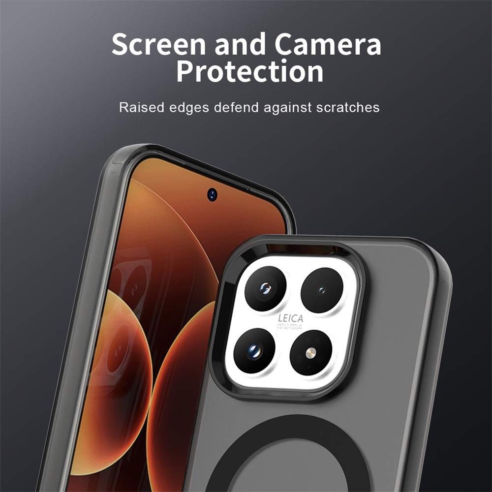 Candy gélový obal s MagSafe pre Xiaomi 17 - čierny