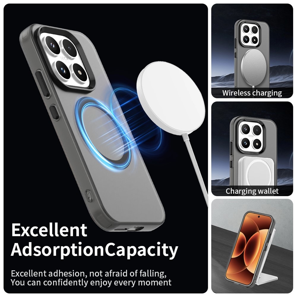 Candy gélový obal s MagSafe pre Xiaomi 17 - čierny