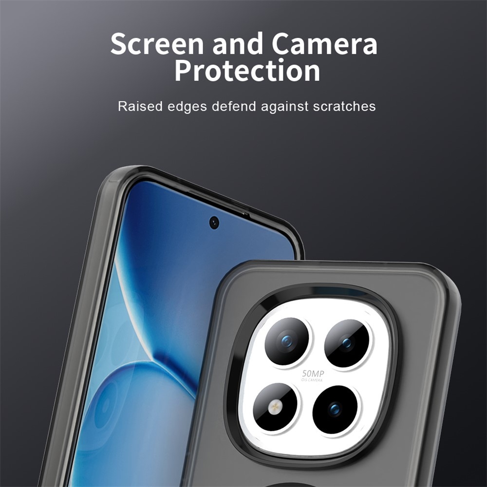 Candy gélový obal s MagSafe pre Xiaomi Redmi Note 15 Pro+ 5G - čierny