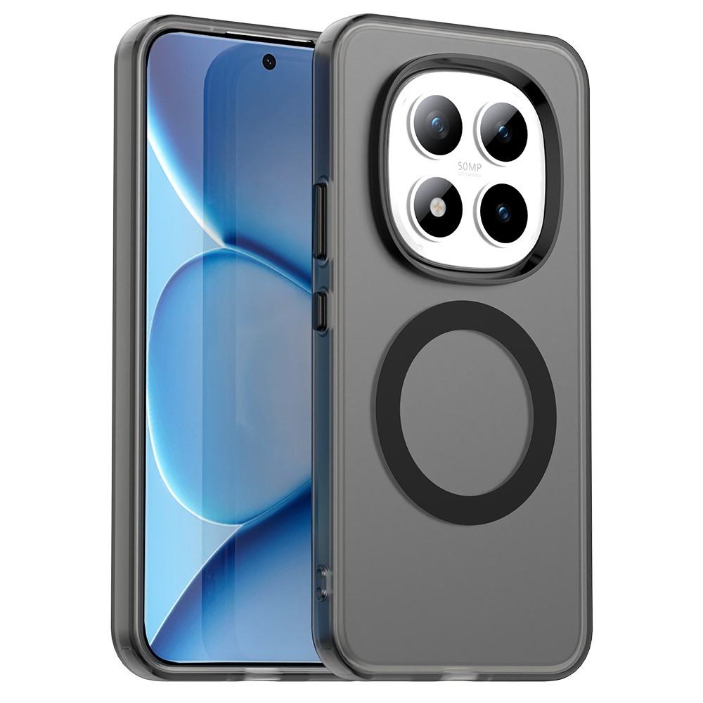 Candy gélový obal s MagSafe pre Xiaomi Redmi Note 15 Pro+ 5G - čierny