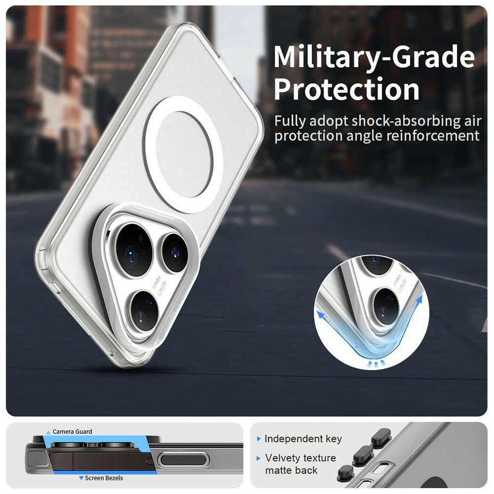 Candy gélový obal s MagSafe na Huawei Pura 80 Pro - biely