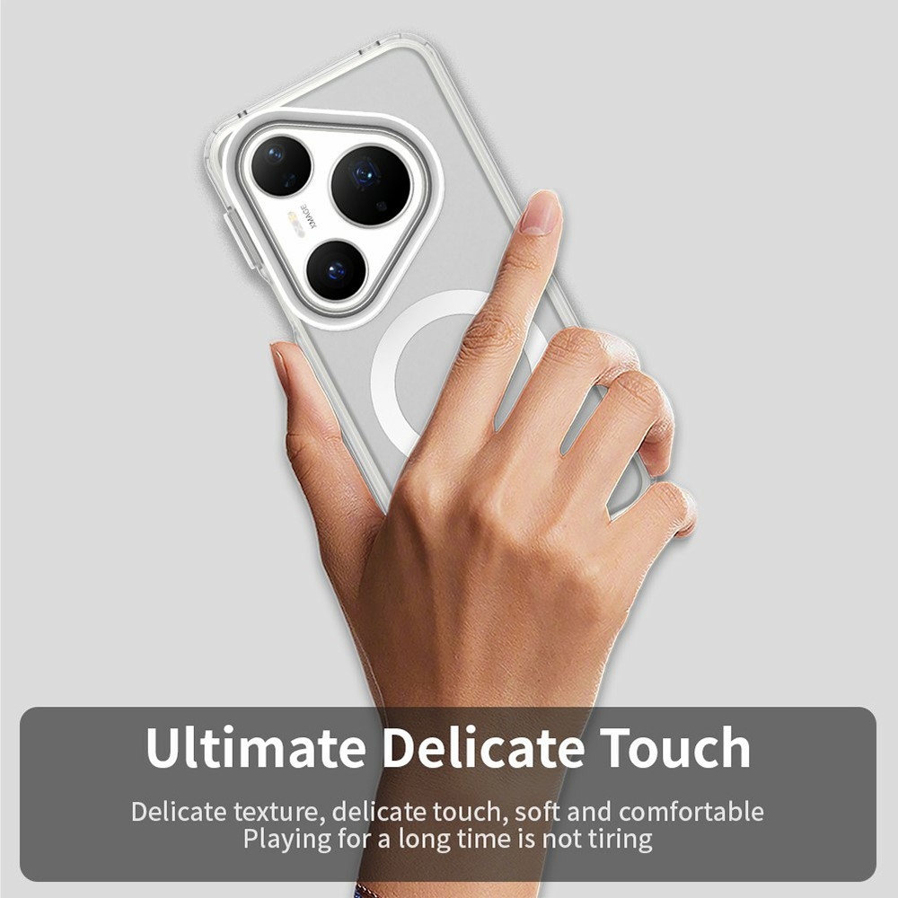 Candy gélový obal s MagSafe na Huawei Pura 80 Pro - biely