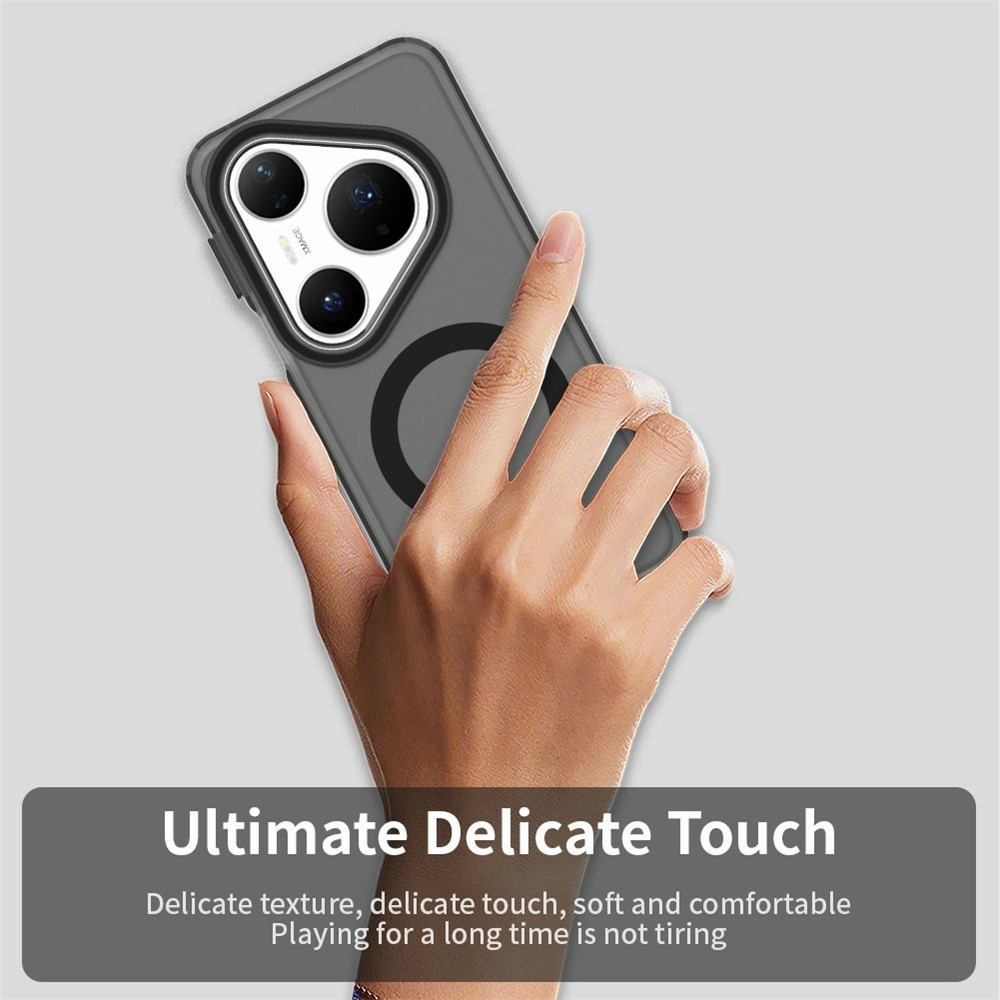 Candy gélový obal s MagSafe na Huawei Pura 80 Pro - čierny