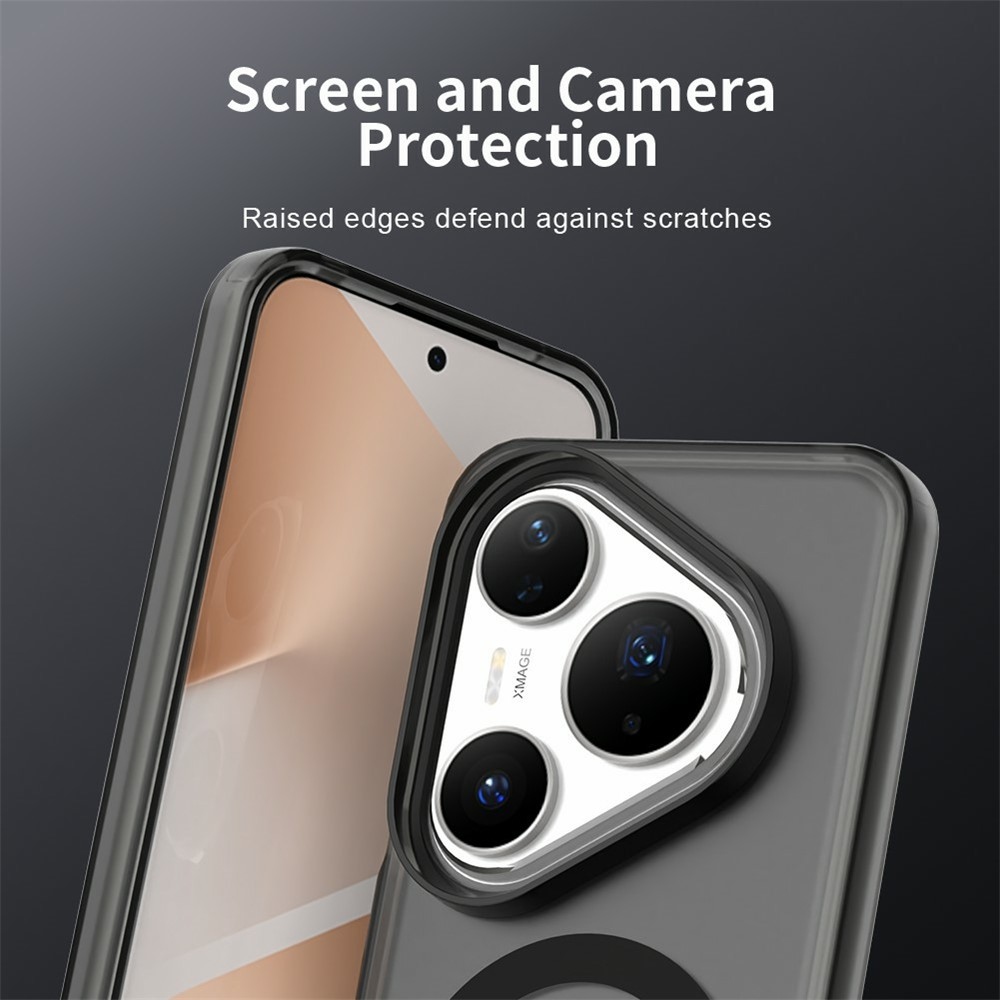 Candy gélový obal s MagSafe na Huawei Pura 80 Pro - čierny