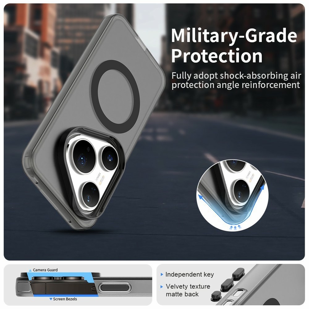 Candy gélový obal s MagSafe na Huawei Pura 80 Pro - čierny