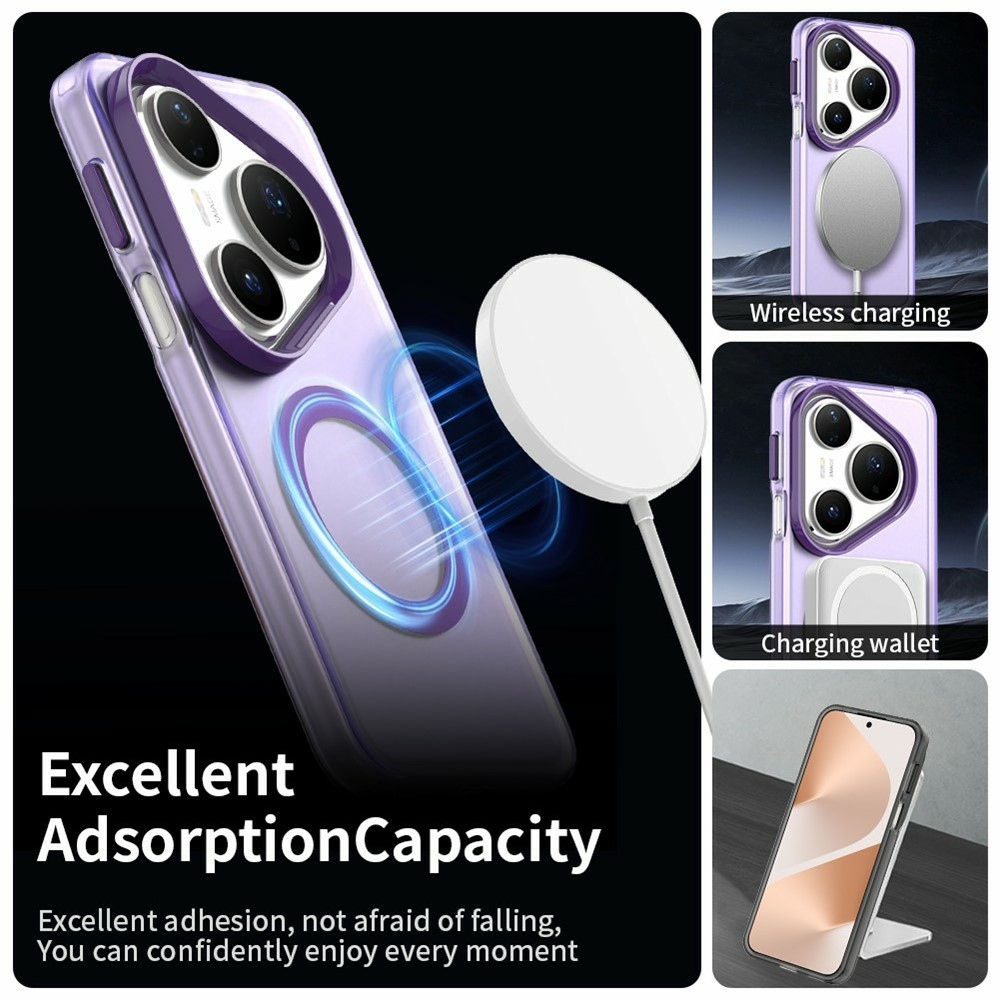 Candy gélový obal s MagSafe na Huawei Pura 80 Pro - fialový