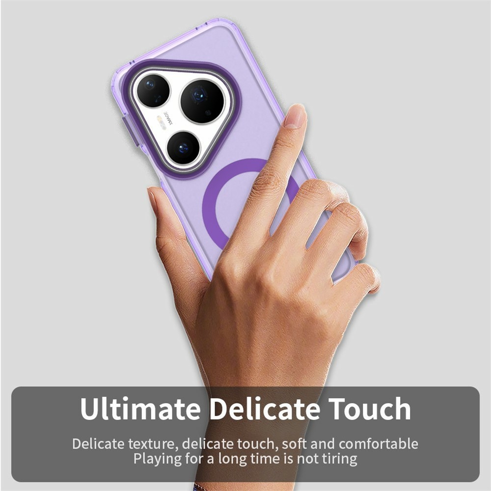 Candy gélový obal s MagSafe na Huawei Pura 80 Pro - fialový