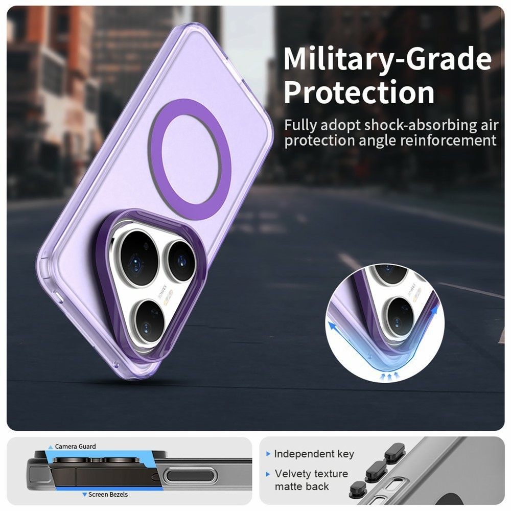 Candy gélový obal s MagSafe na Huawei Pura 80 Pro - fialový