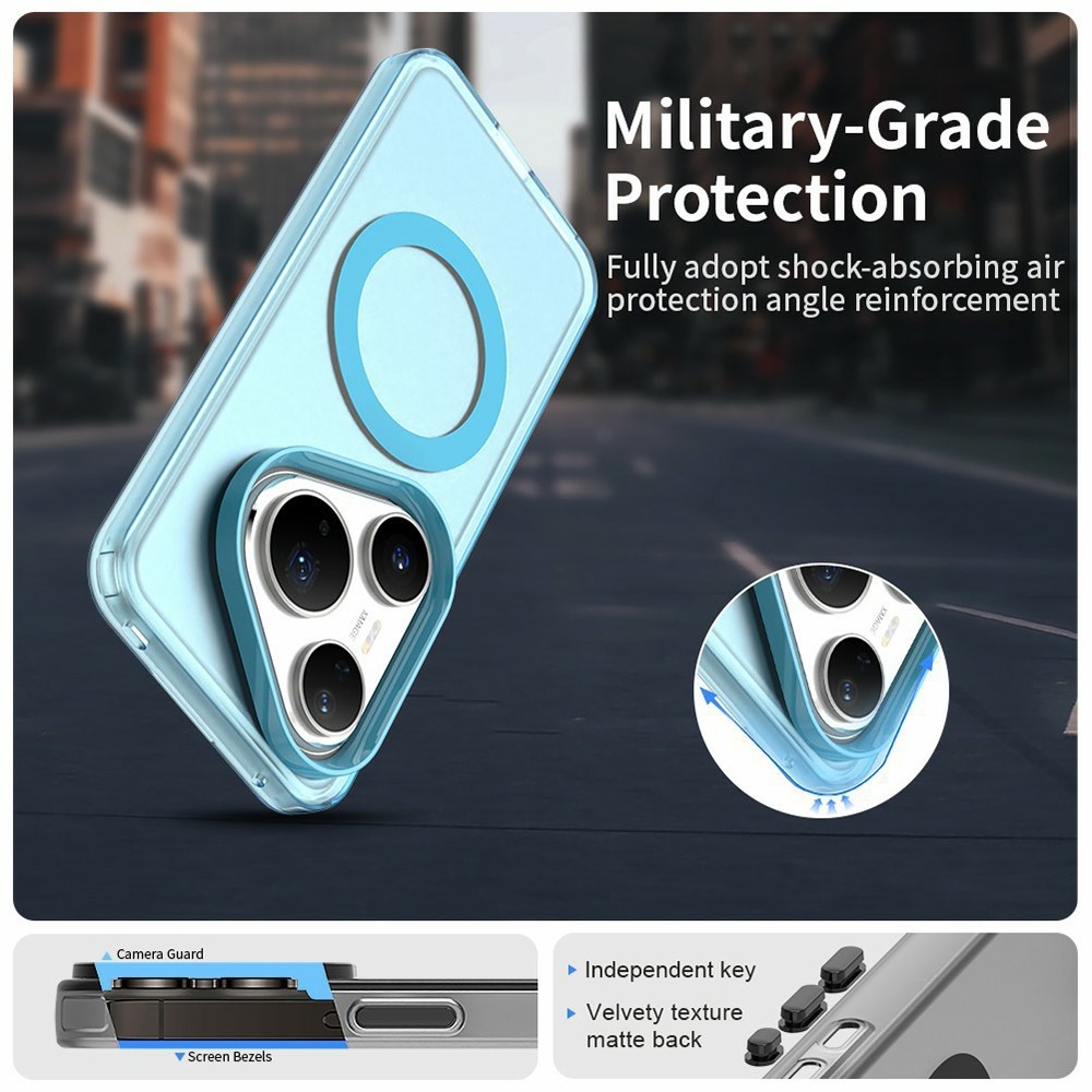 Candy gélový obal s MagSafe na Huawei Pura 80 Pro - modrý