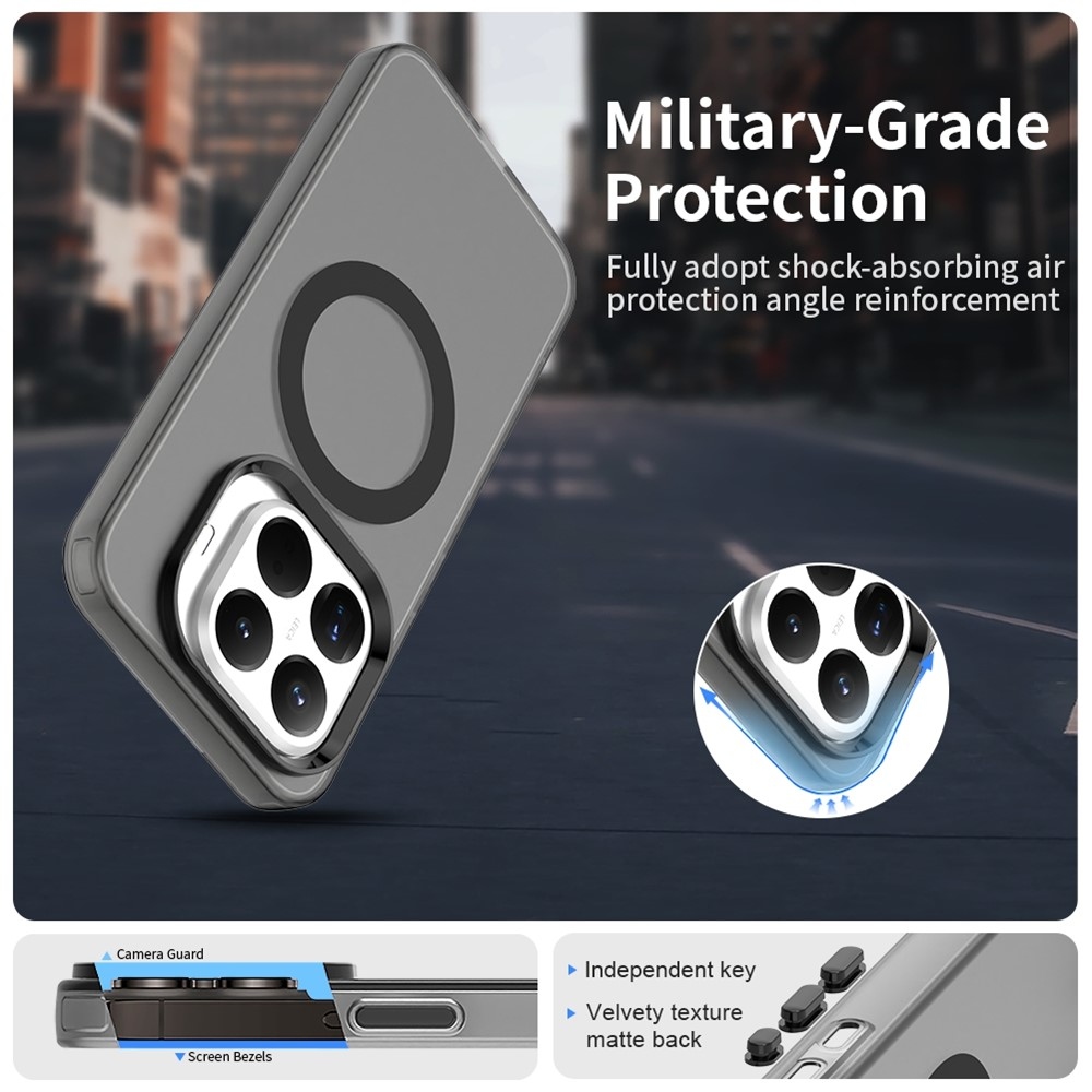 Candy gélový obal s MagSafe na Xiaomi 15T Pro - čierny