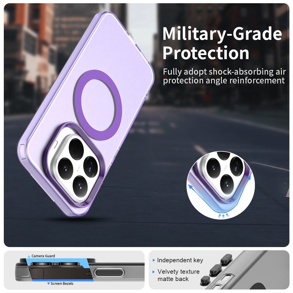 Candy gélový obal s MagSafe na Xiaomi 15T Pro - fialový