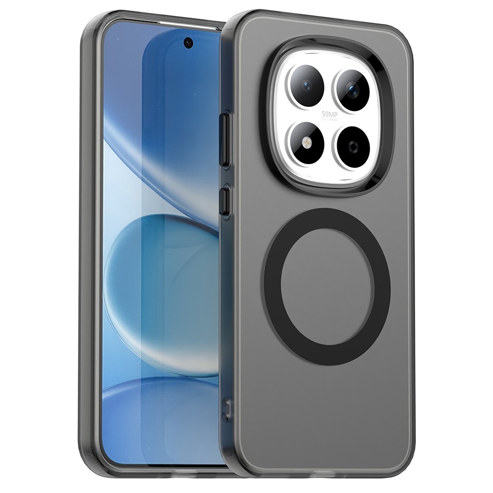 Candy gélový obal s MagSafe na Xiaomi Redmi Note 15 Pro 5G - čierny