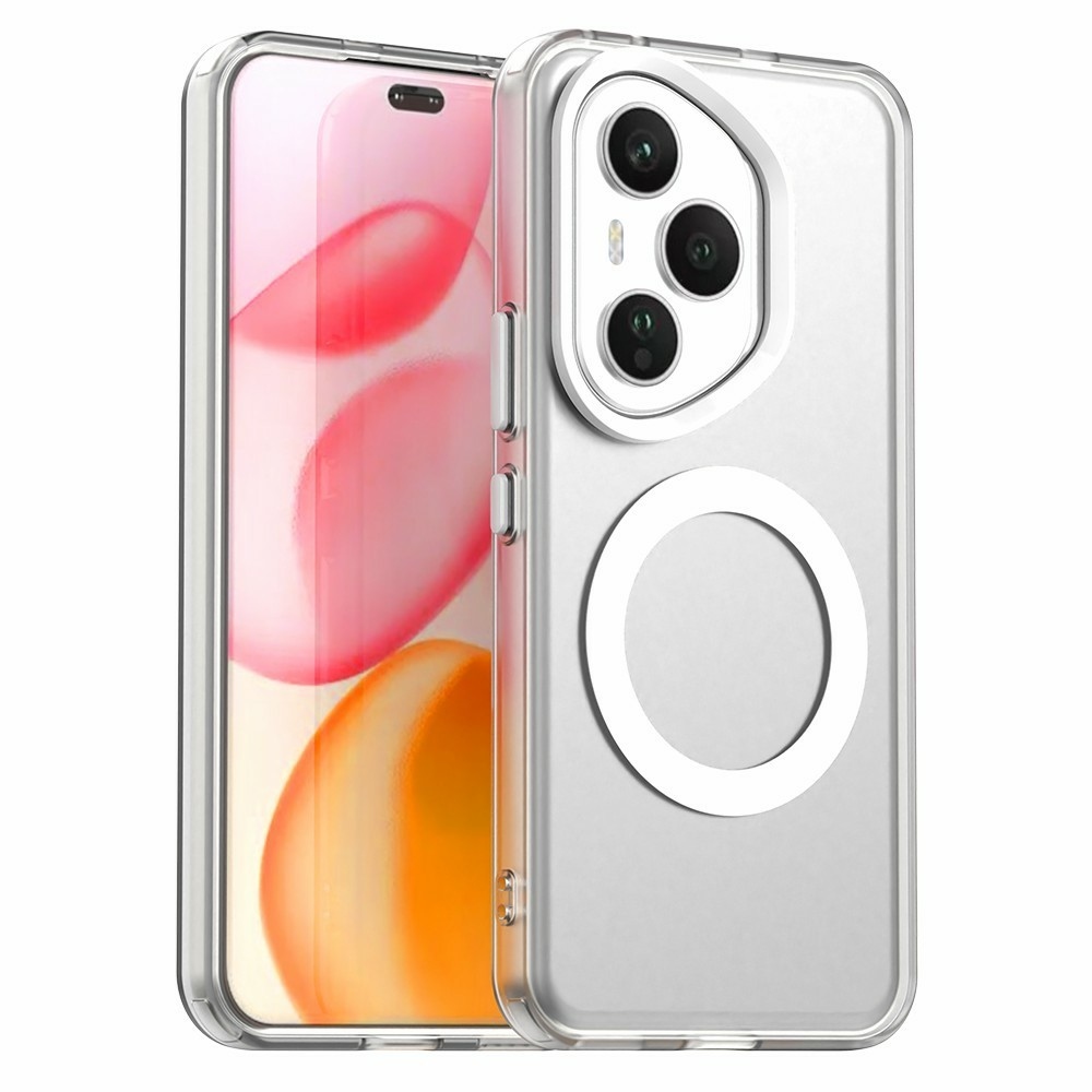 Candy gélový obal s MagSafe pre Honor 400 Pro - biely