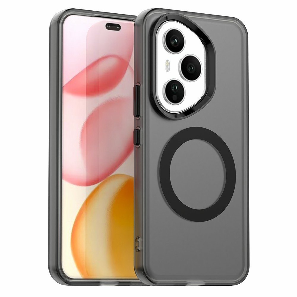 Candy gélový obal s MagSafe pre Honor 400 Pro - čierny