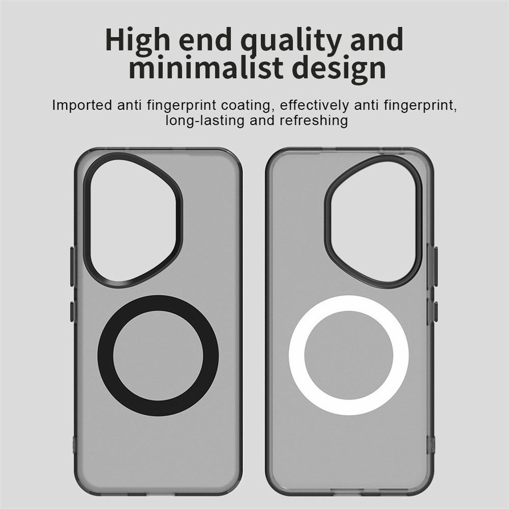 Candy gélový obal s MagSafe pre Honor 400 Pro - čierny