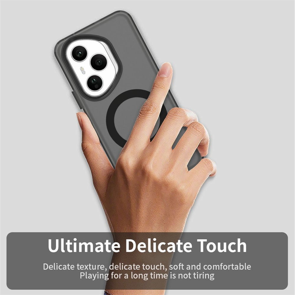 Candy gélový obal s MagSafe pre Honor 400 Pro - čierny