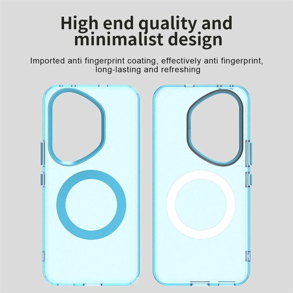 Candy gélový obal s MagSafe pre Honor 400 Pro - modrý