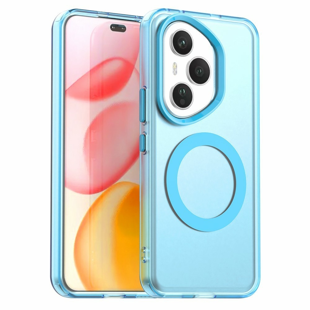 Candy gélový obal s MagSafe pre Honor 400 Pro - modrý